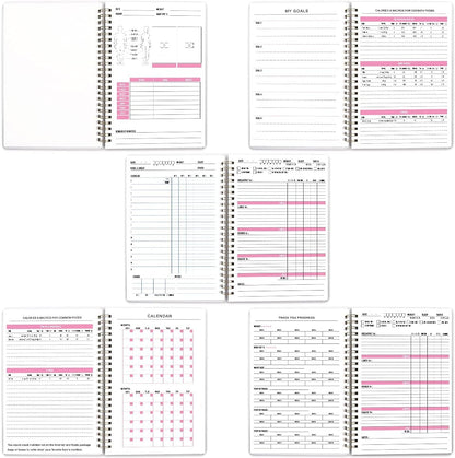 Food Journal Fitness Journal Weight Loss Journal Wellness Workout Log Diary Not